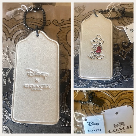 ✨COACH✨LAST 1✨LIMITED EDITION Mickey Mouse HangTag - Picture 2 of 5